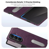 Galaxy Z Fold 8 Ultra Leather Kickstand Case with Wireless Charging – View 4