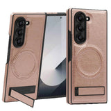 Galaxy Z Fold 8 Ultra Leather MagSafe Case with Kickstand – View 7