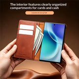 Galaxy Z Fold 8 Ultra Leather Sleeve Case with Landscape Stand – View 9