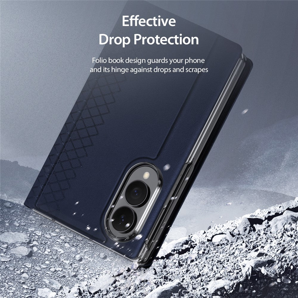 Galaxy Z Fold 8 Ultra Leather Wallet Case with Fold-Out Kickstand – View 6