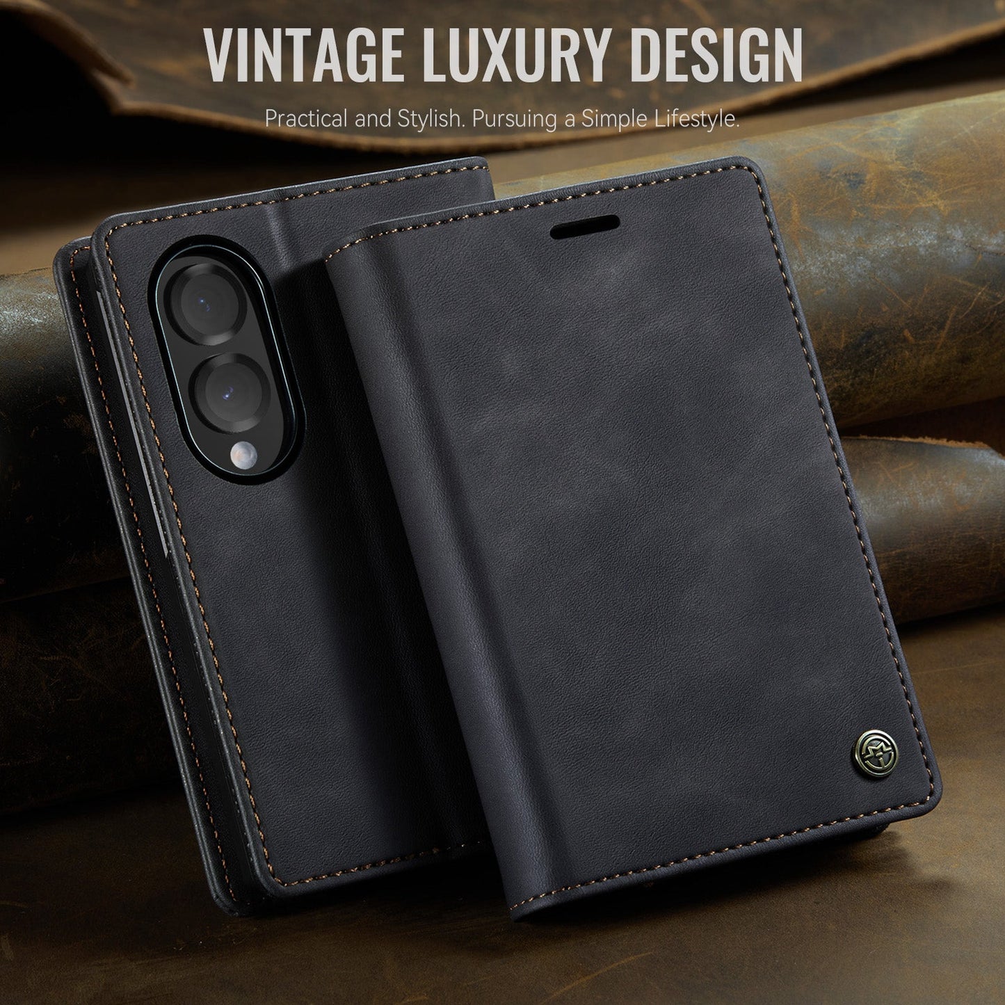 Galaxy Z Fold 8 Ultra Wallet Case with Kickstand and Card Slots – View 11