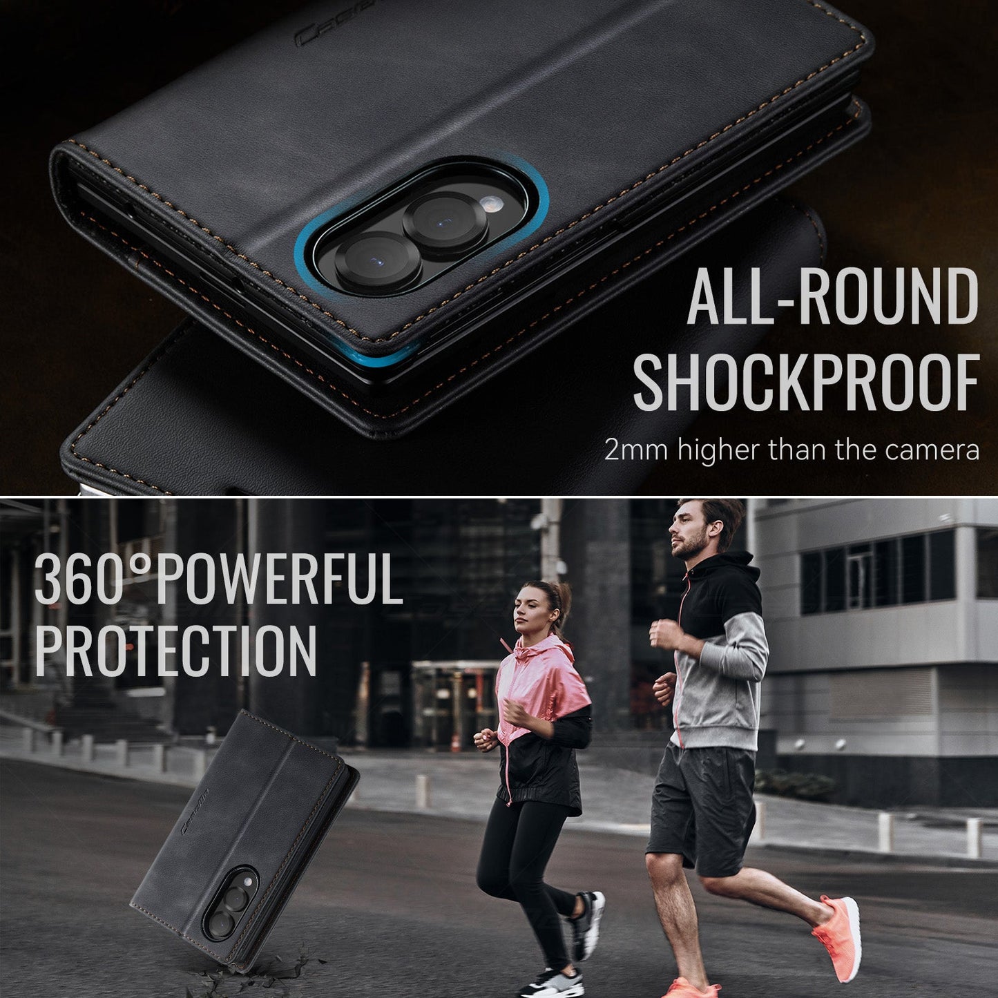 Galaxy Z Fold 8 Ultra Wallet Case with Kickstand and Card Slots – View 6