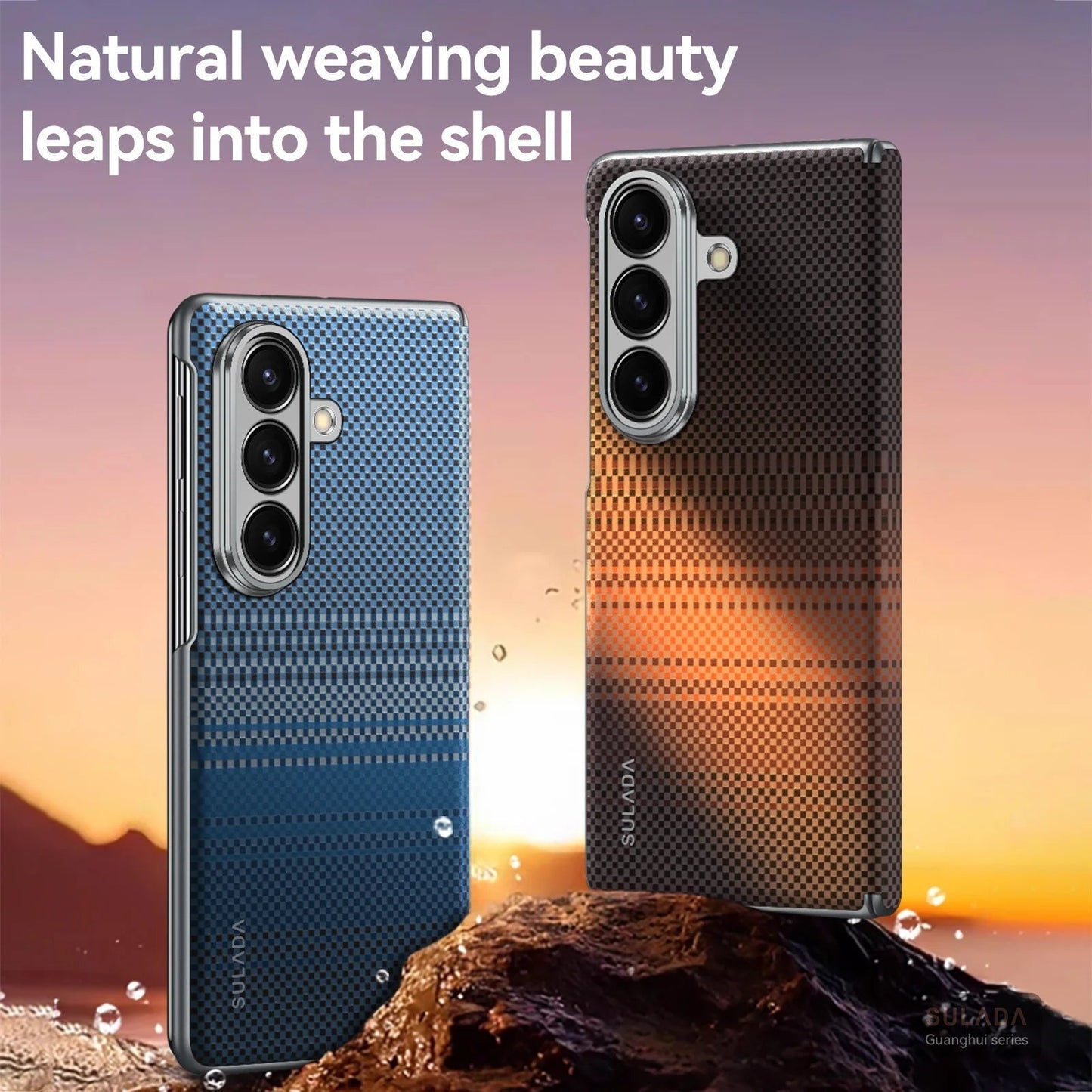 Luxury Kevlar Woven Magnetic Case