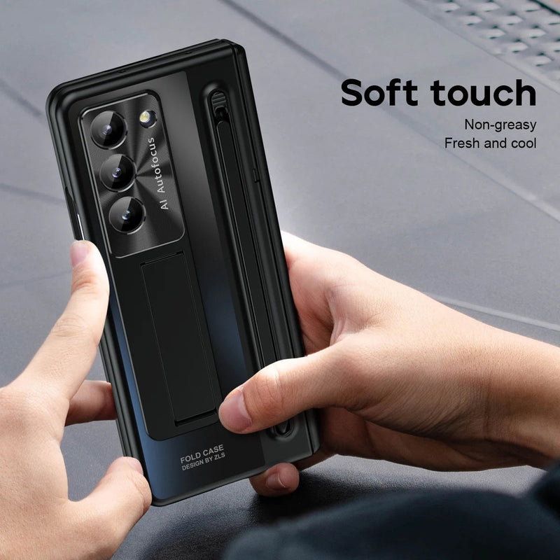 Shockproof Case Hinge Protection Touch Pen Stand