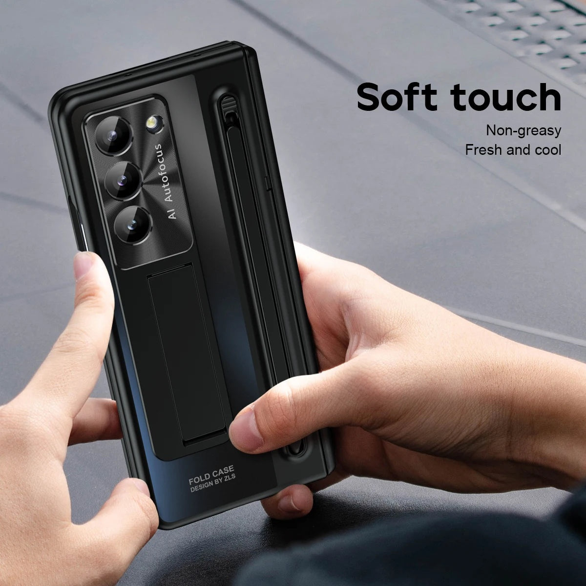 Shockproof Case Hinge Protection Touch Pen Stand