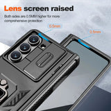 Military Grade Case Slide Camera Cover Kickstand