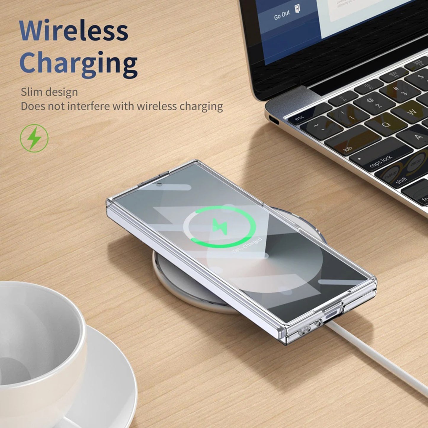 360° Magnetic Clear Ring Holder Case