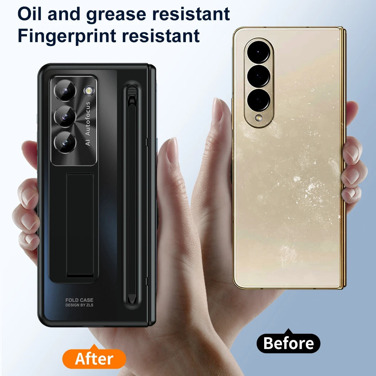 Shockproof Case Hinge Protection Touch Pen Stand