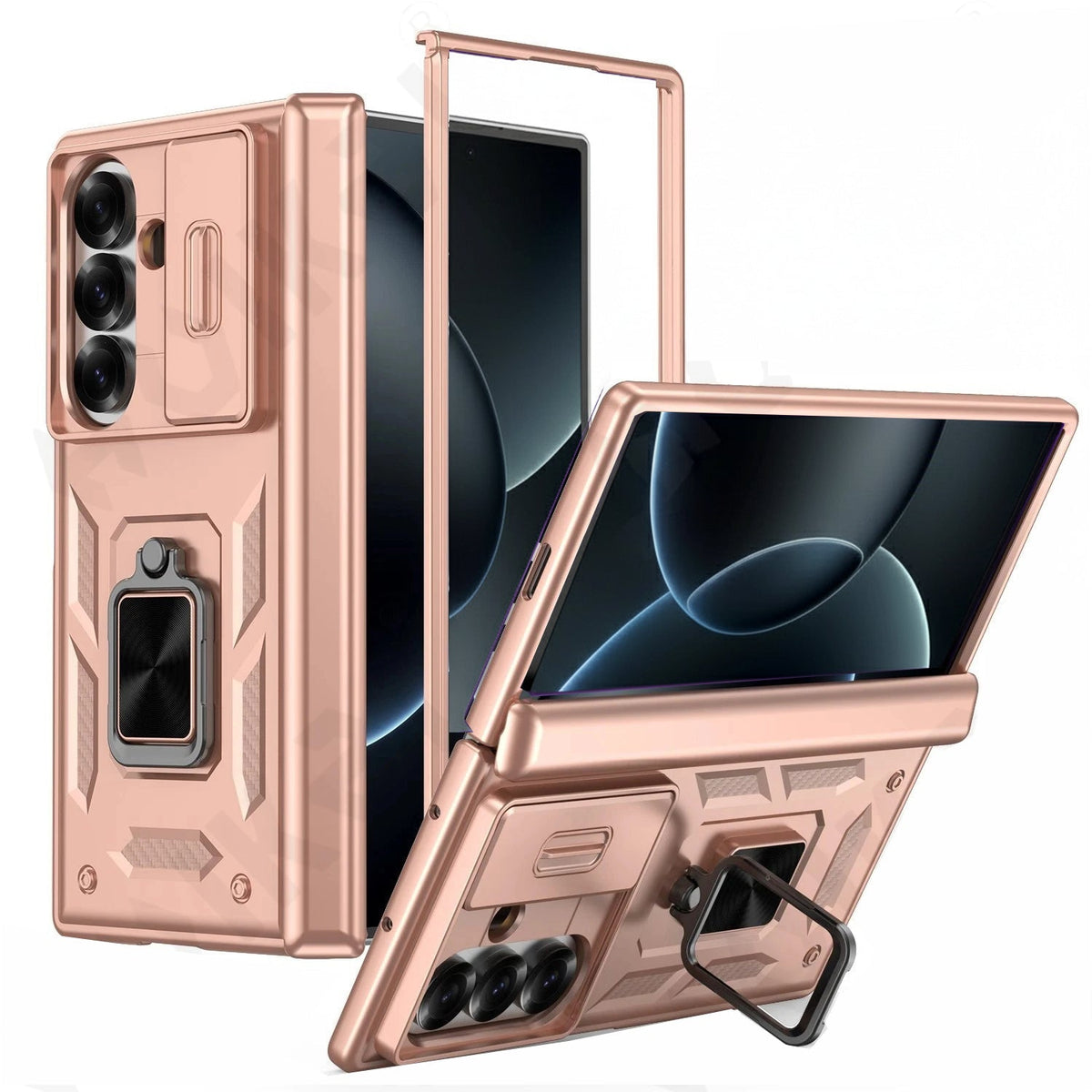 Galaxy Z Fold 7 Military Grade Kickstand Case with Slide Camera Cover image 6.jpg