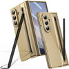 Luxury Leather Case Hinge Protection Pen Slot