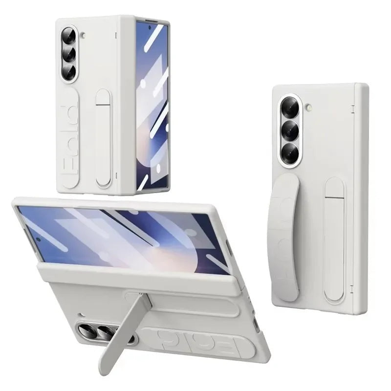 Galaxy Z Fold 8 Silicone Wrist Strap Kickstand Case image 6.jpg