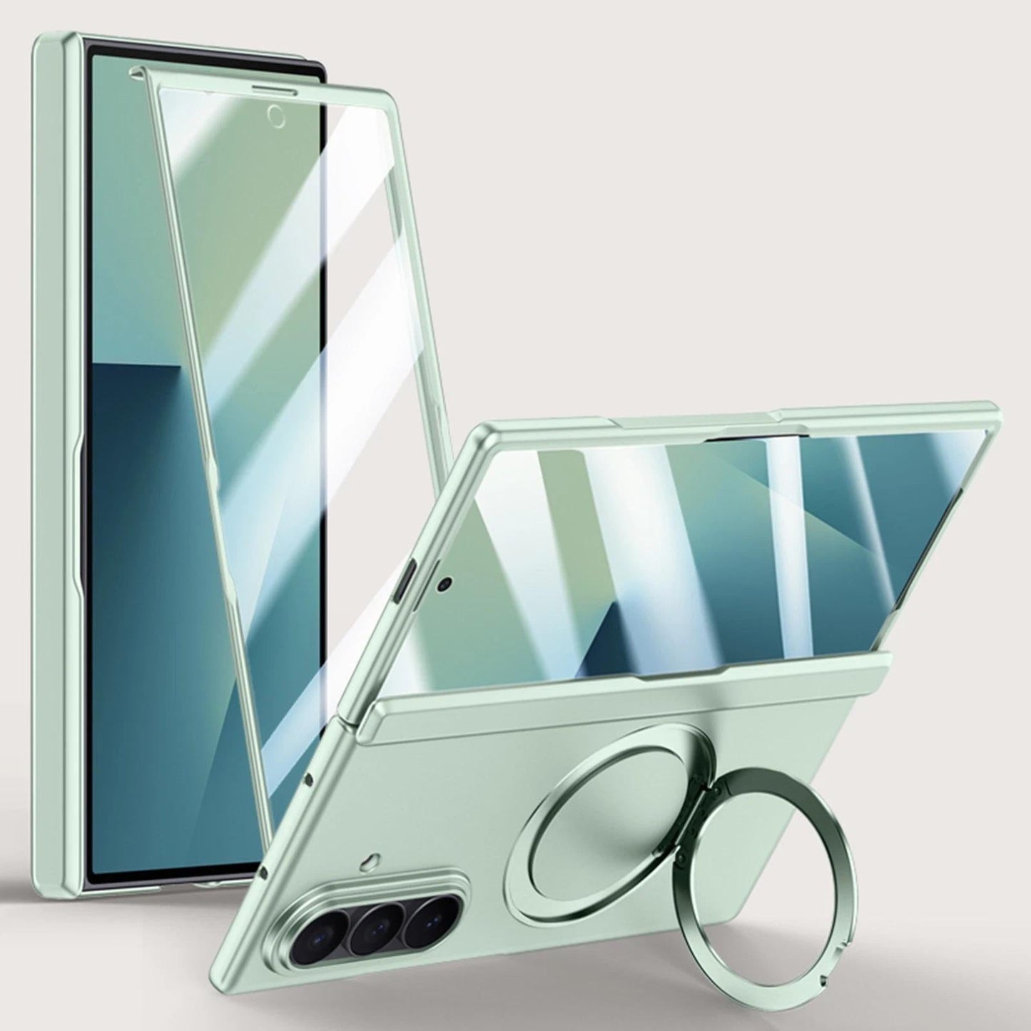 Magnetic Ring Stand Shockproof Case