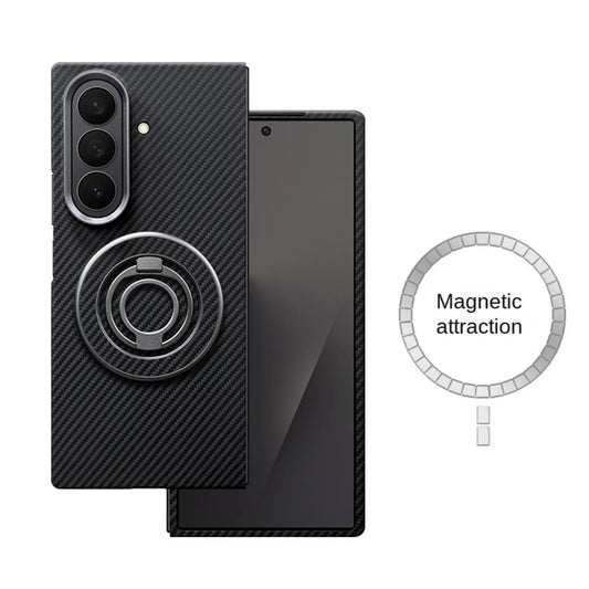 Carbon Fiber MagSafe Armor Case with Ring
