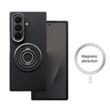 Galaxy Z Fold 7 Aramid Carbon Fiber Double Ring MagSafe Case
