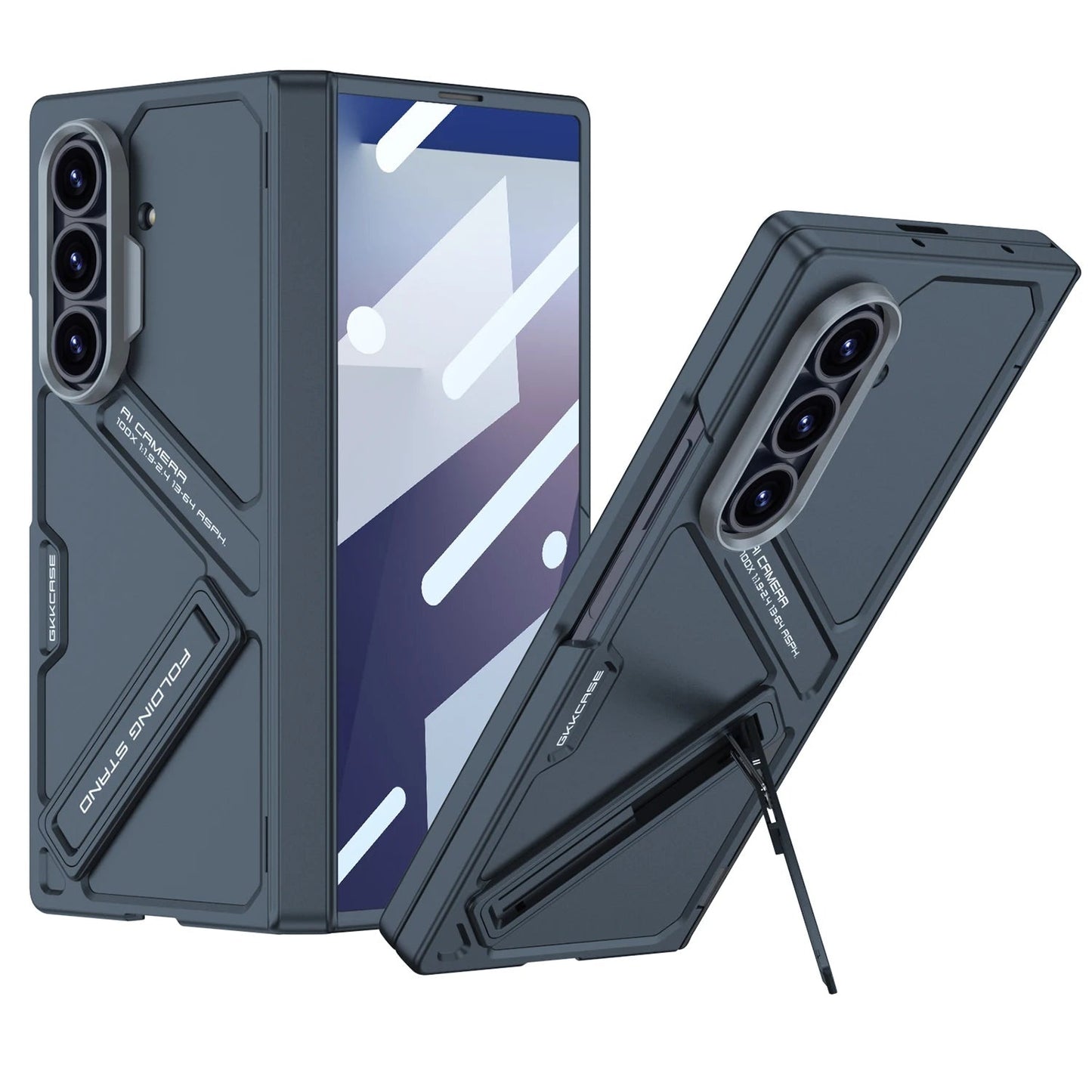 Magnetic Hinge 360 Armor Stand Slim Cover Case