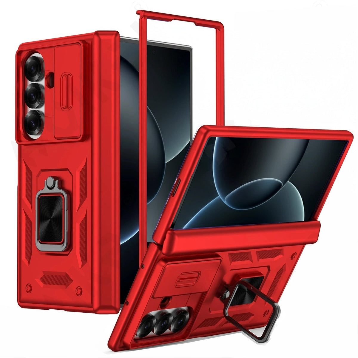 Galaxy Z Fold 7 Military Grade Kickstand Case with Slide Camera Cover image 1.jpg