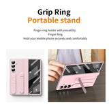 Galaxy Z Fold 6 Liquid Silicone Wristband Stand Case